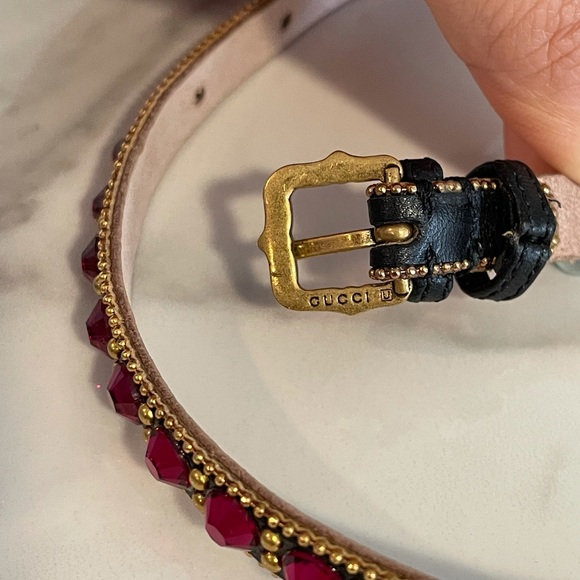❌❌SOLD❌❌ Gucci GG leather choker - Picture 5 of 10